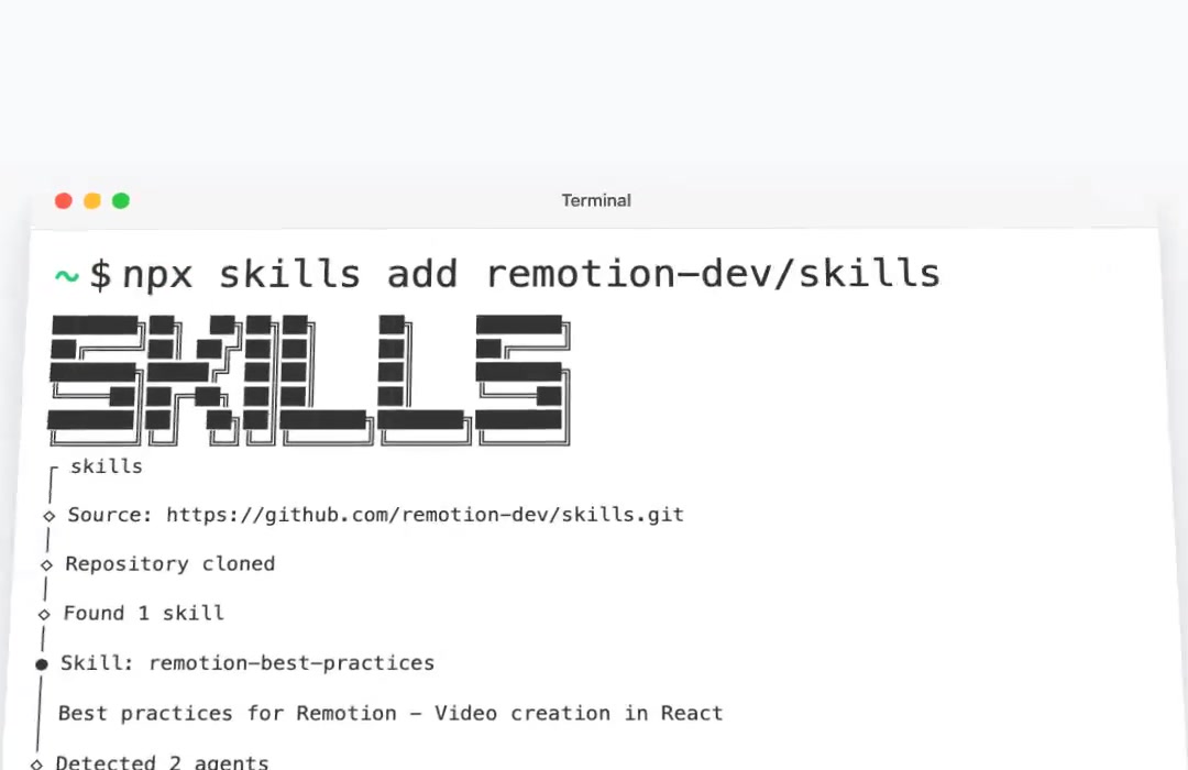 Remotion Releases Agent Skills for Video Generation in Coding Agents