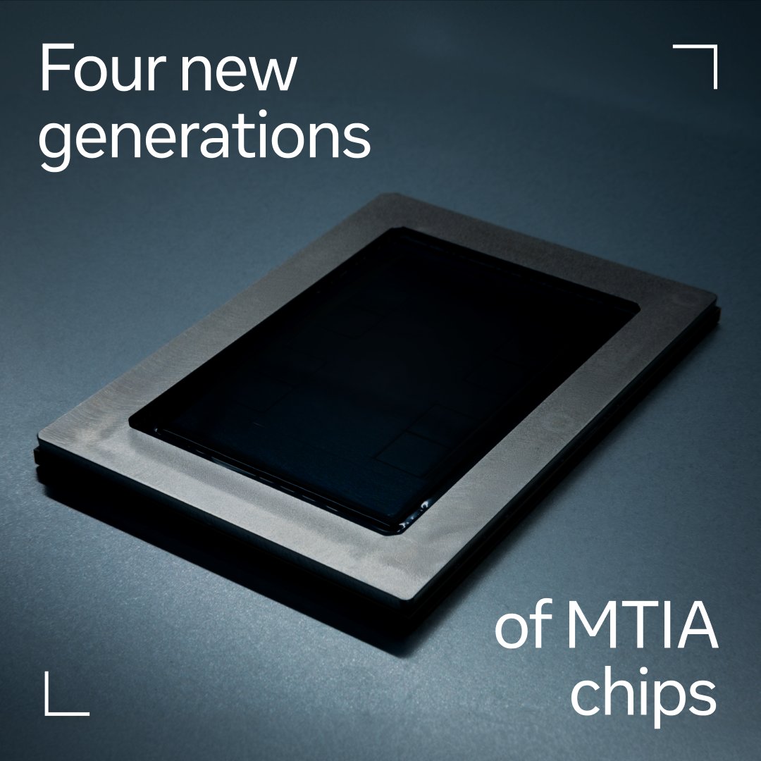 Meta Releases MTIA Chip Roadmap With Four Generations in Two Years