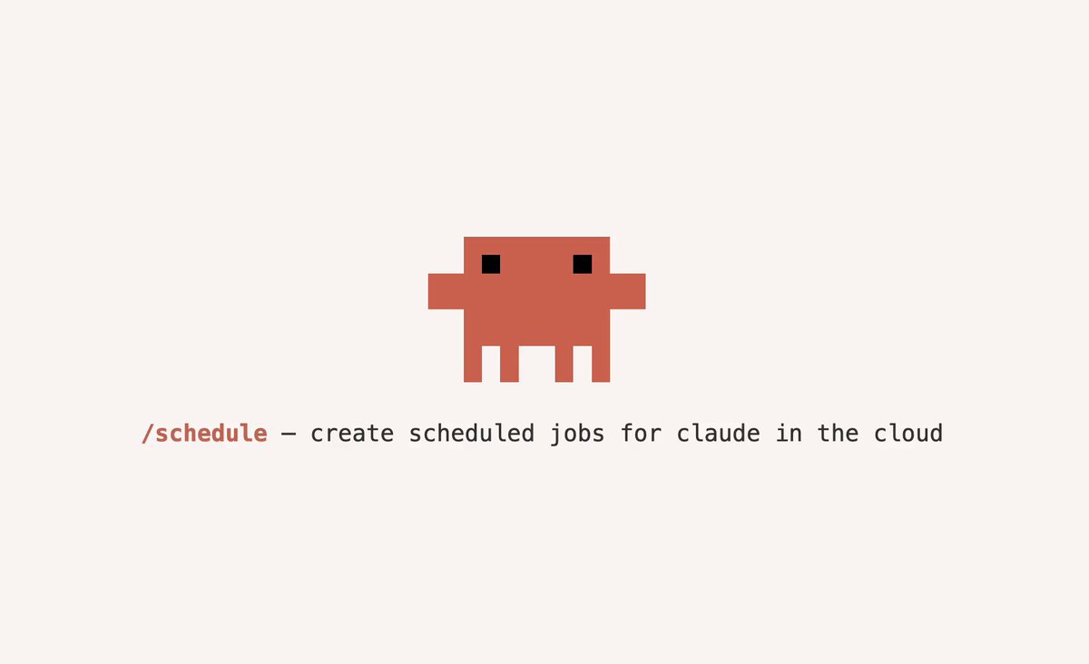 Anthropic enables recurring cloud-based jobs in Claude Code via /schedule command