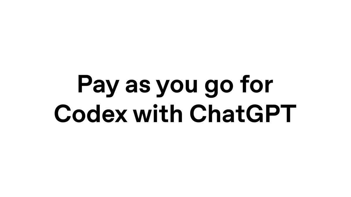 OpenAI Launches Usage Based Codex Seats and Cuts Business Plan Pricing