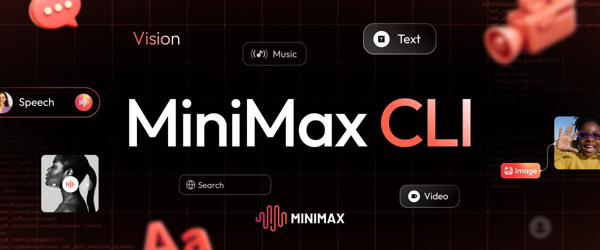 MiniMax Launches MMX-CLI to Give AI Agents Native Multimodal Senses