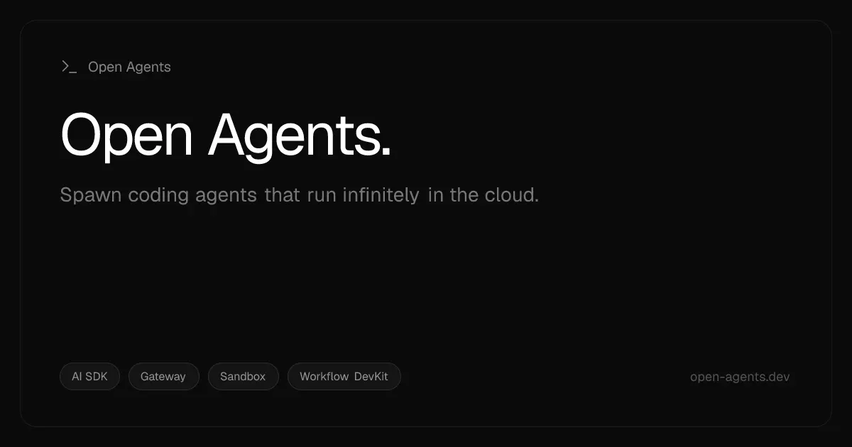 Guillermo Rauch Launches Open Agents to Build Custom AI Software Factories