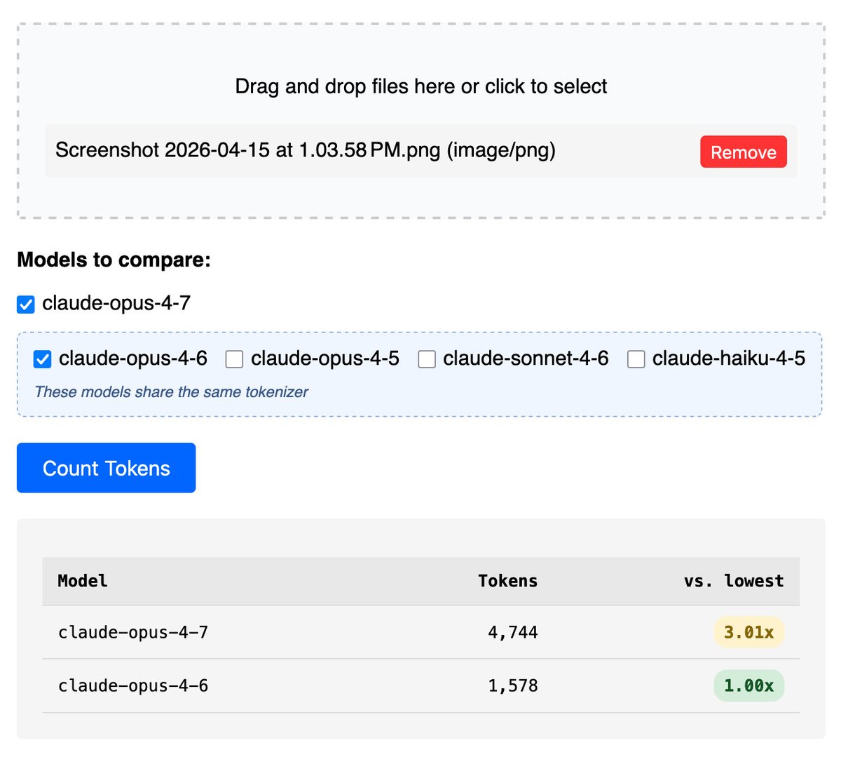 Simon Willison Finds Claude Opus 4.7 Tokenizer Raises Real API Costs