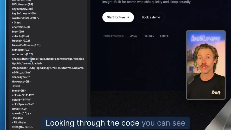 Bolt.new Launches Live Shaders to Automate High-End WebGL Visual Polish