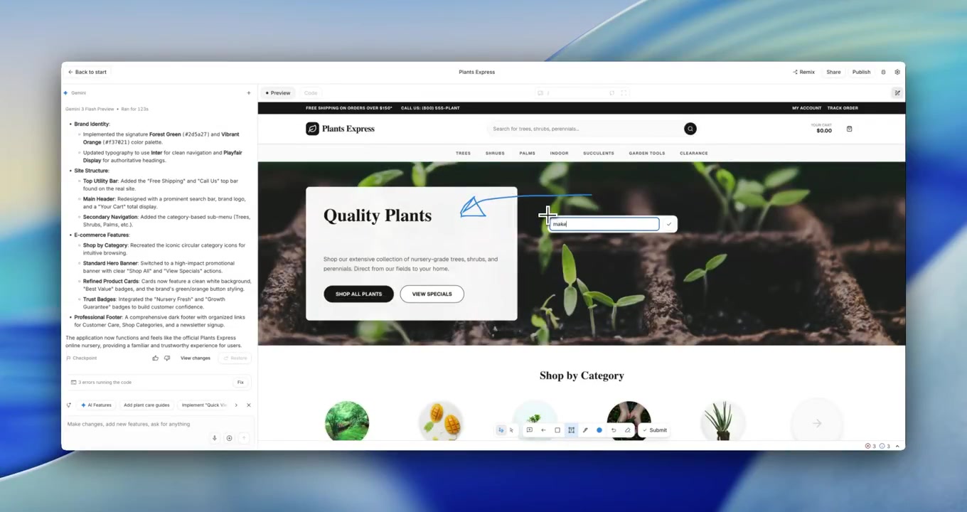 Google Adds Visual Edit Mode and UI Annotation to Vibe Coding