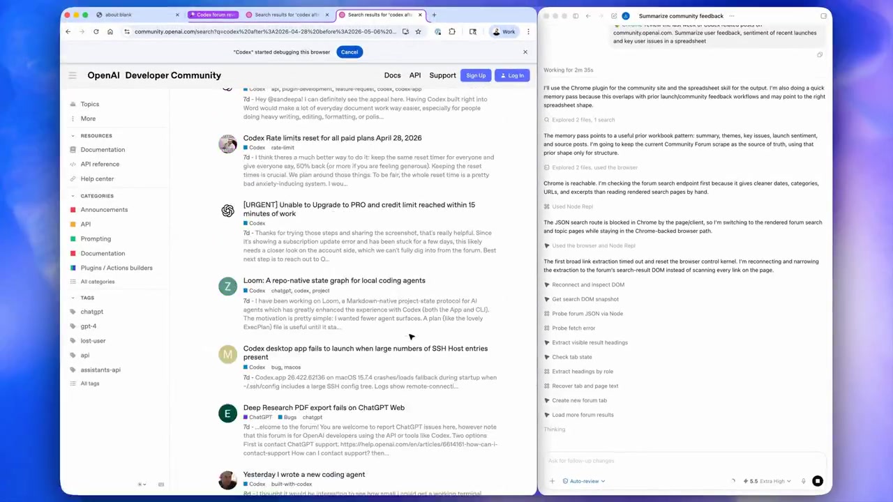 OpenAI Launches Codex Chrome Plugin for Parallel Background Browser Tasks