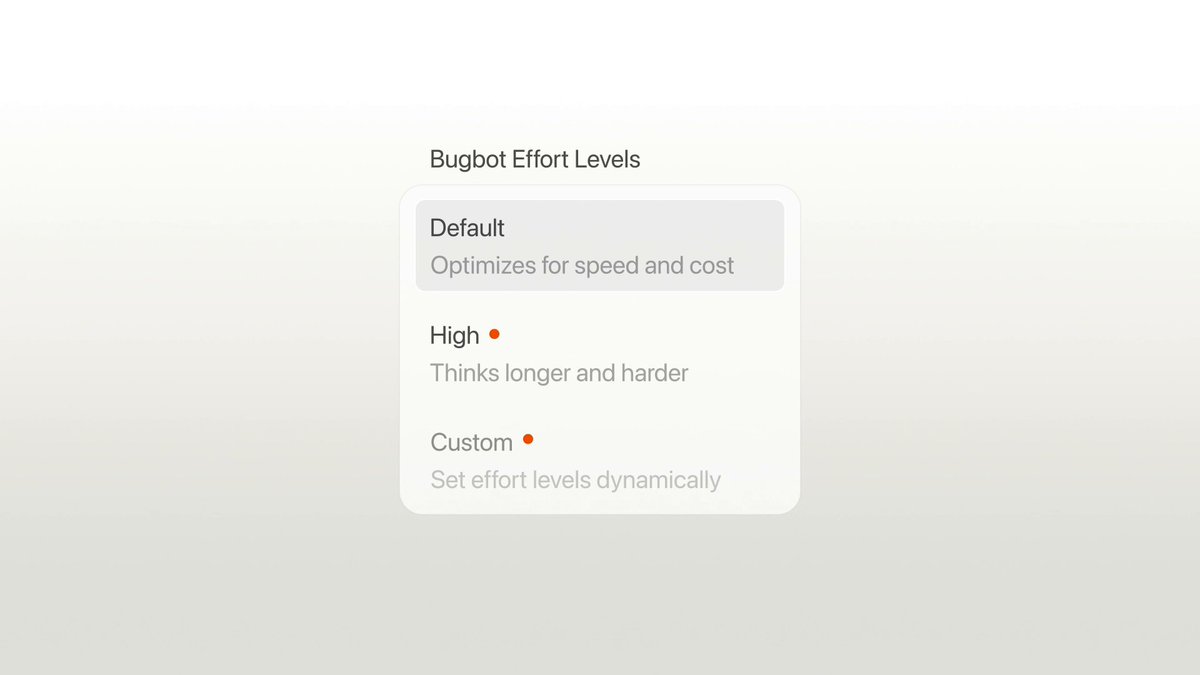 Cursor Adds Effort Levels to Bugbot for Deeper PR Reasoning