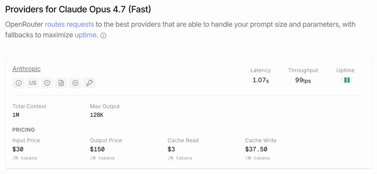 OpenRouter Launches Claude Opus 4.7 Fast Mode for High Speed Reasoning
