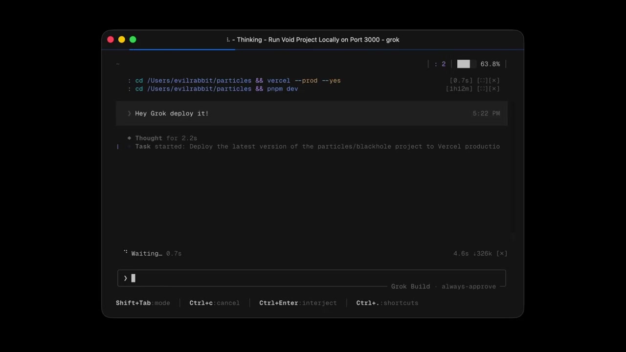 Vercel Plugin Gives Grok CLI Agents Autonomous Cloud Deployment Powers