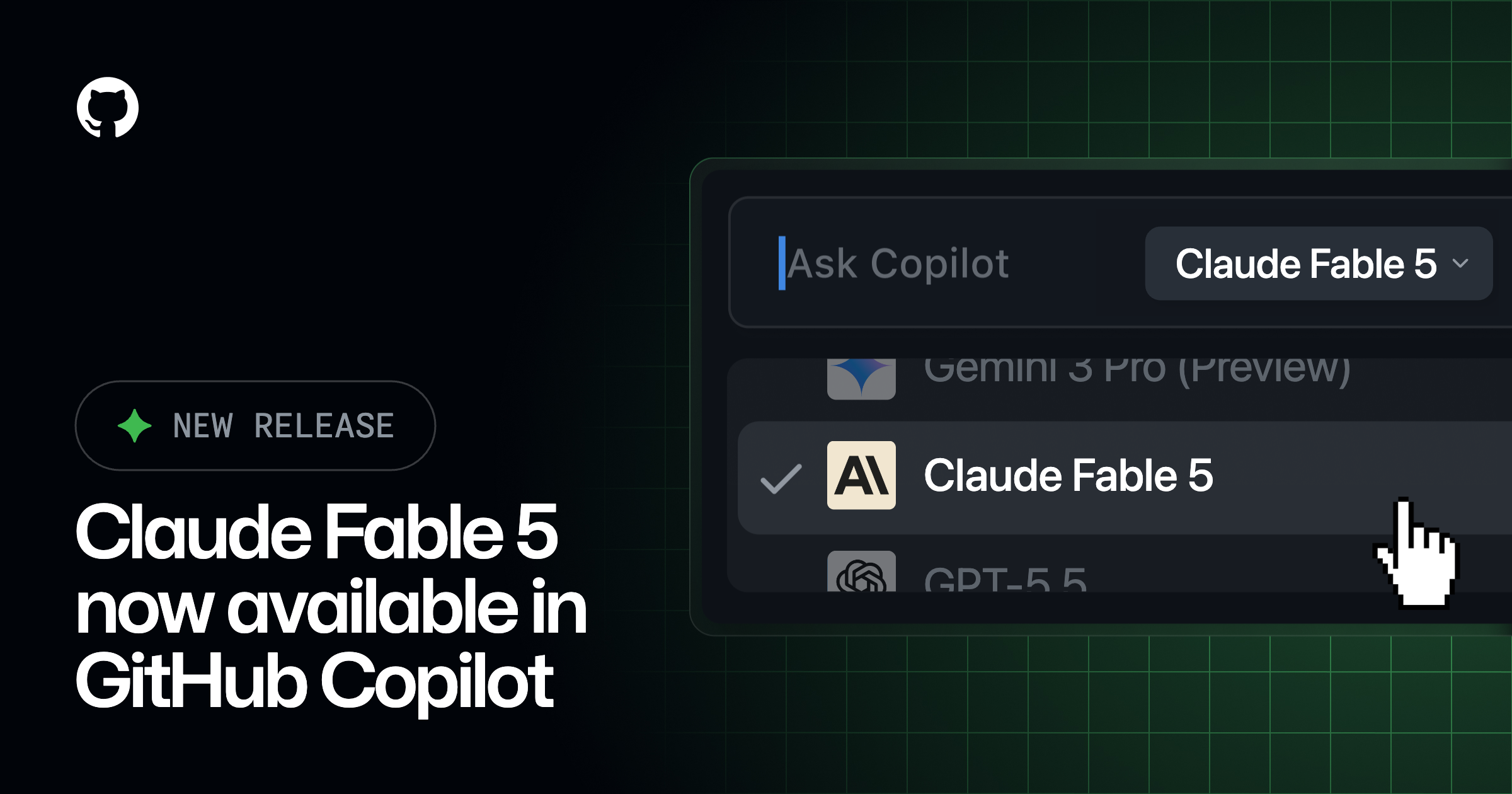 GitHub Copilot Integrates Claude Fable 5 for Autonomous Coding