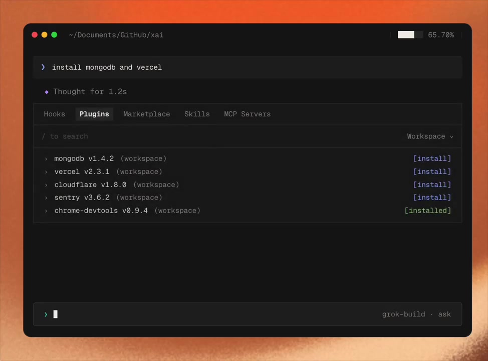 xAI Launches Grok Build Plugin Marketplace in Beta