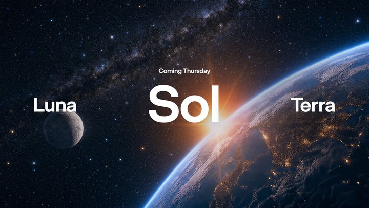 Coming Thursday
Sol
Luna
Terra
