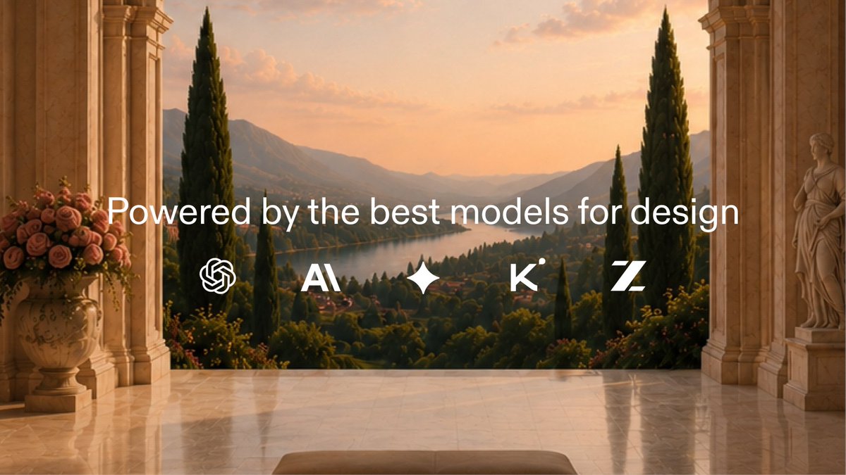 Powered by the best models for design