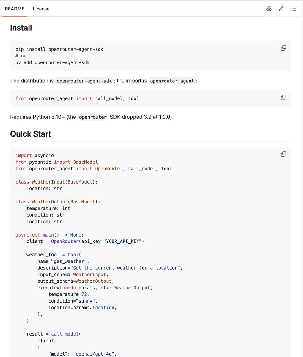 pip install openrouter-agent-sdk
# or
uv add openrouter-agent-sdk