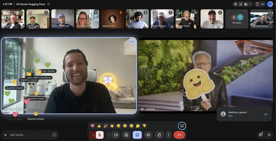 1:49 PM | All Hands Hugging Face | 164 | NVIDIA | Matthieu Lapeyre | Epic