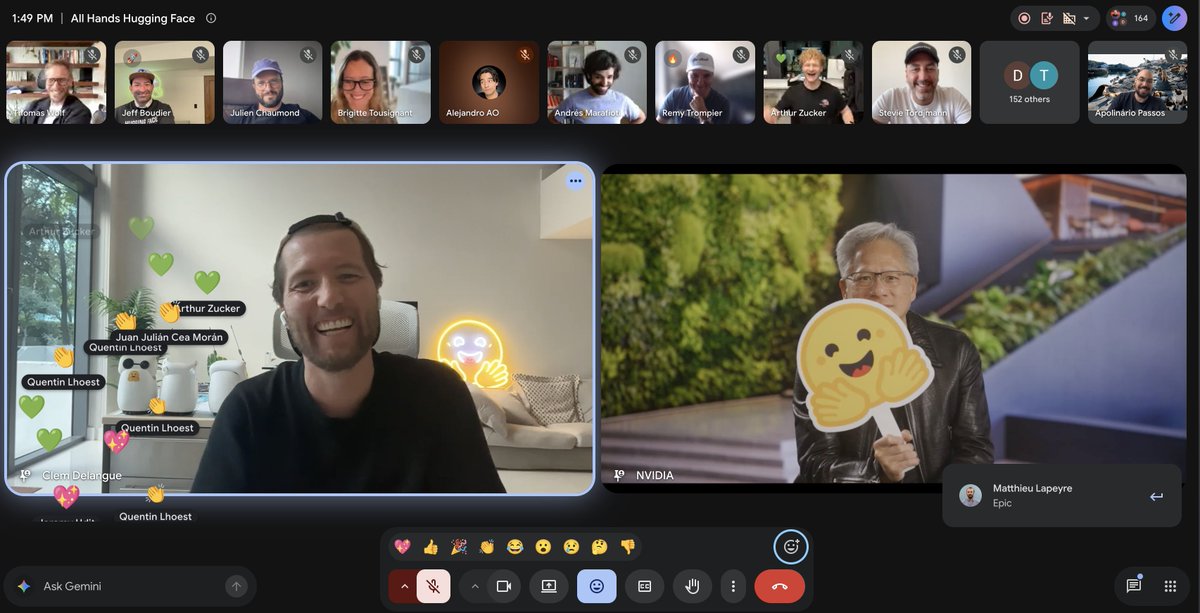 1:49 PM | All Hands Hugging Face | 164 | NVIDIA | Matthieu Lapeyre | Epic