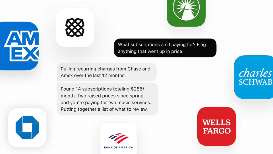 What subscriptions am I paying for? Flag anything that went up in price. Pulling recurring charges from Chase and Amex over the last 12 months. Found 14 subscriptions totaling $286/ month. Two raised prices since spring, and you're paying for two music services. Putting together a list of what to review.