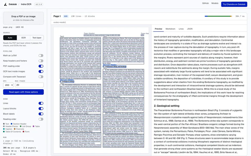 Datalab / Indra OCR v0.3.0