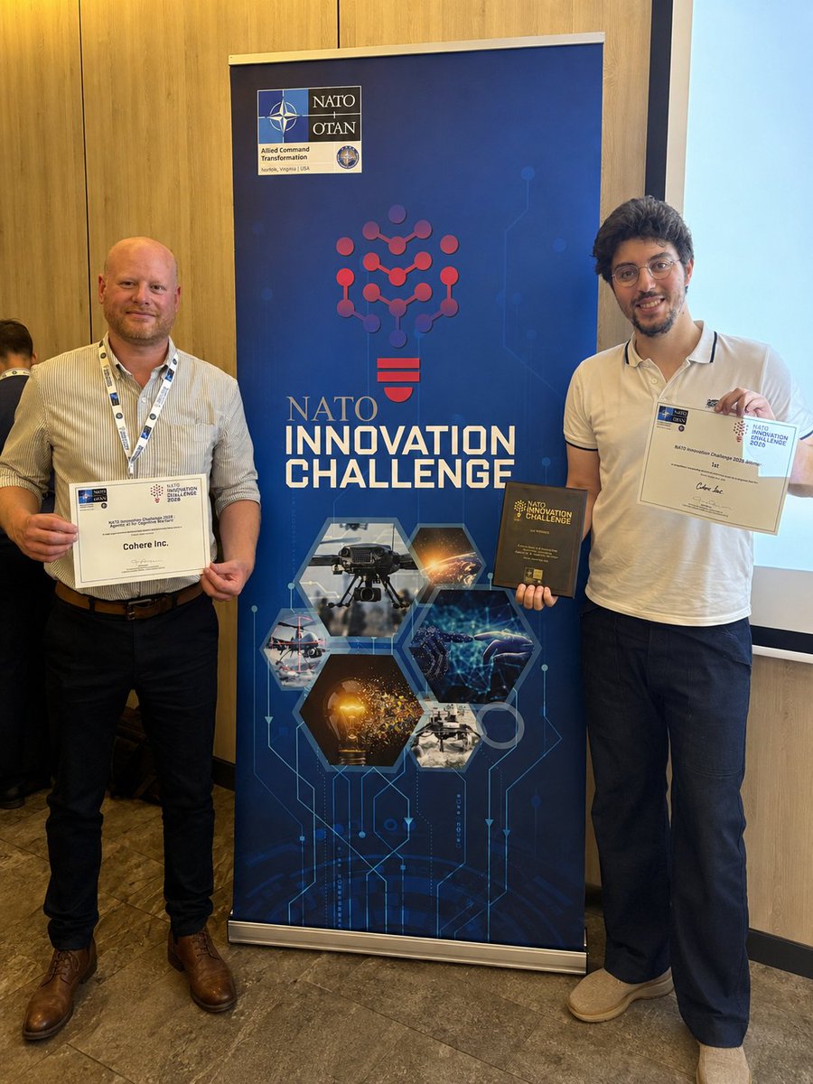 Cohere Wins NATO Challenge for Agentic AI in Cognitive Warfare
