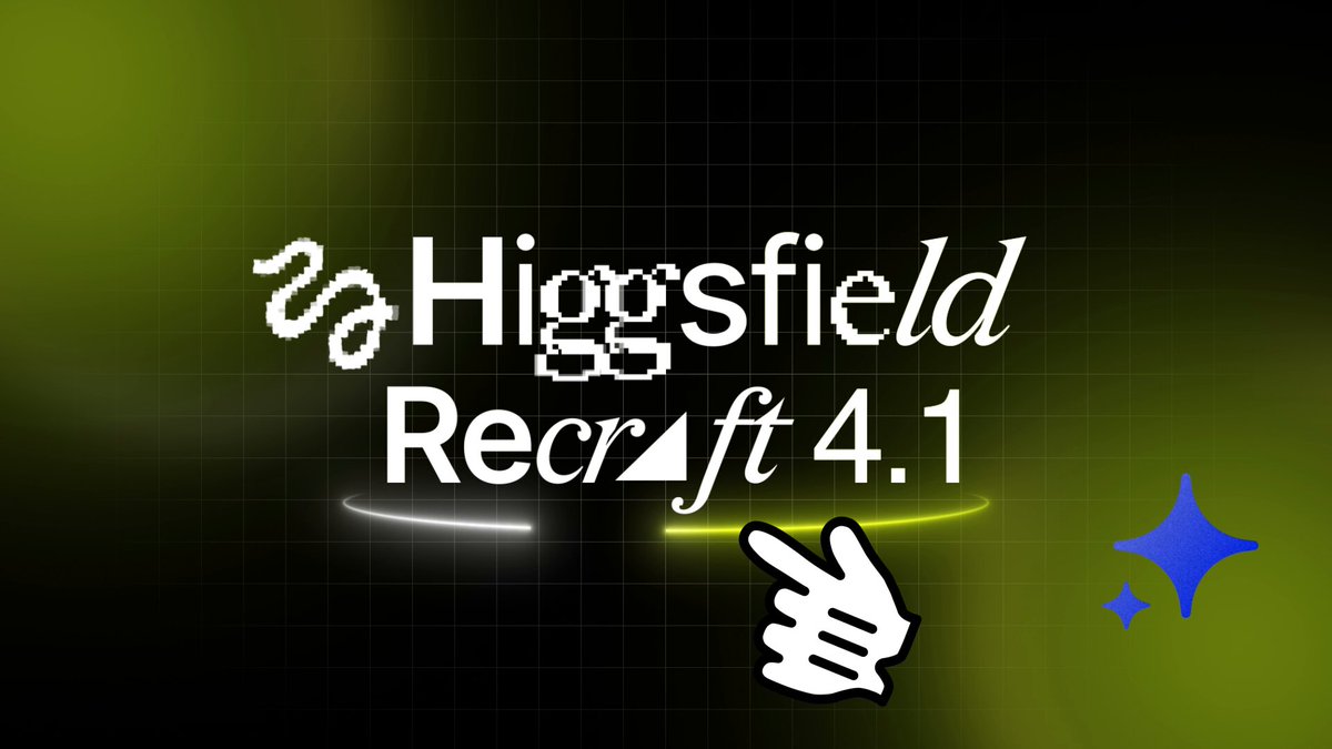 Higgsfield Adds Recraft v4.1 for Production-Ready Vector Graphics and 3D Design