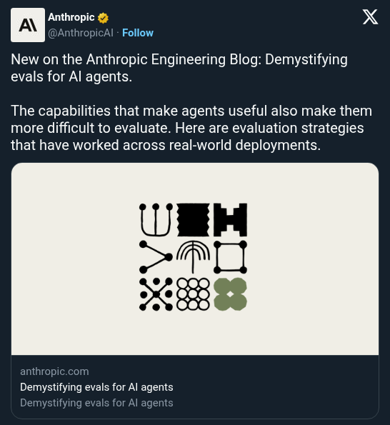 Anthropic Publishes AI Agent Evaluation Framework from Production Deployments