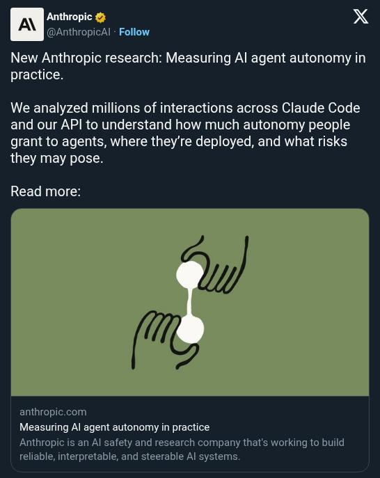 Anthropic Measures How Agents Actually Gain Autonomy in the Wild
