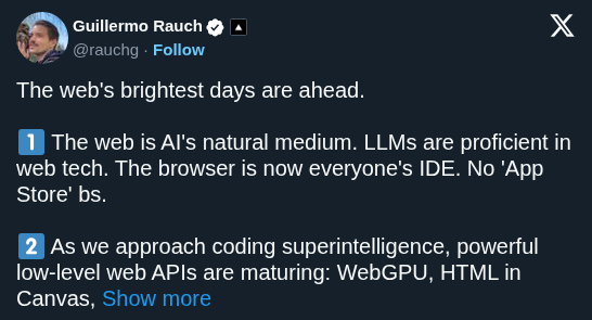 Guillermo Rauch Predicts the Rise of Agent Generated Web Interfaces
