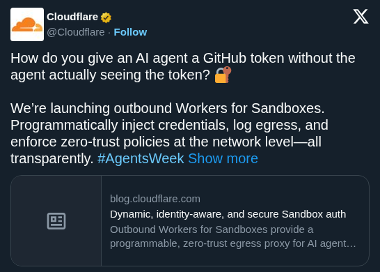 Cloudflare Launches Outbound Workers to Secure AI Agent Network Access