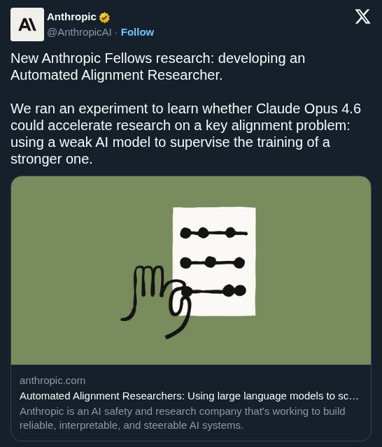 Anthropic Automates AI Safety Research Using Claude Opus 4.6 Agents