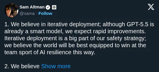 Sam Altman Confirms GPT-5.5 Status and Pivots to AI Resilience Strategy