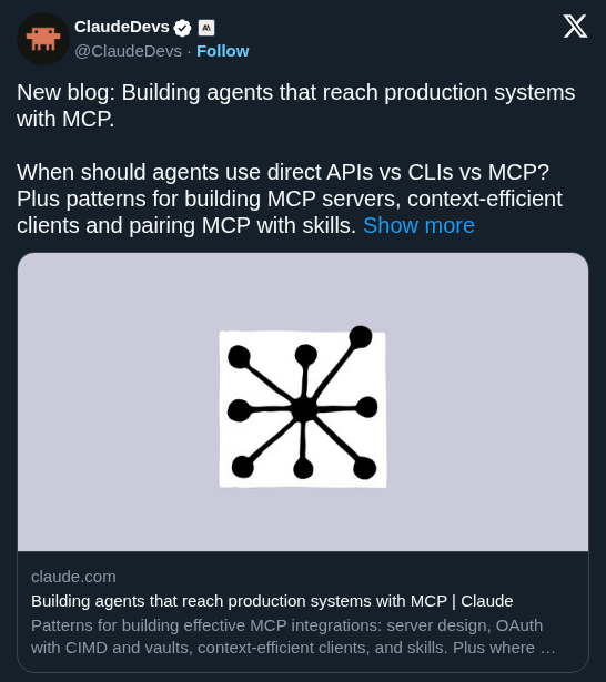 Anthropic Releases Production Playbook for Cloud Based AI Agents Using MCP
