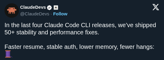 Anthropic Ships 50 Stability Fixes to Harden Claude Code Agentic Workflows